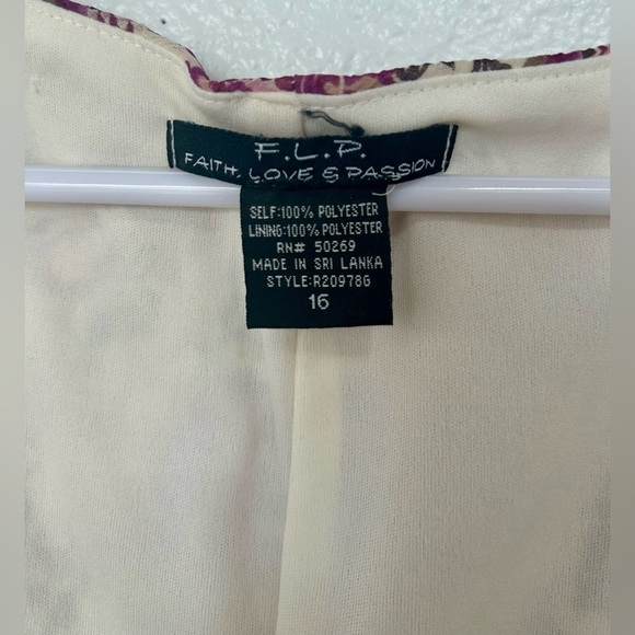 Floral midi dress. Flowy, light, excellent condition. - Picture 3 of 4